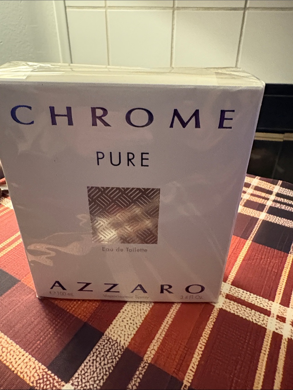 Azzaro Chrome Pure Eau de Toilette for Men - White